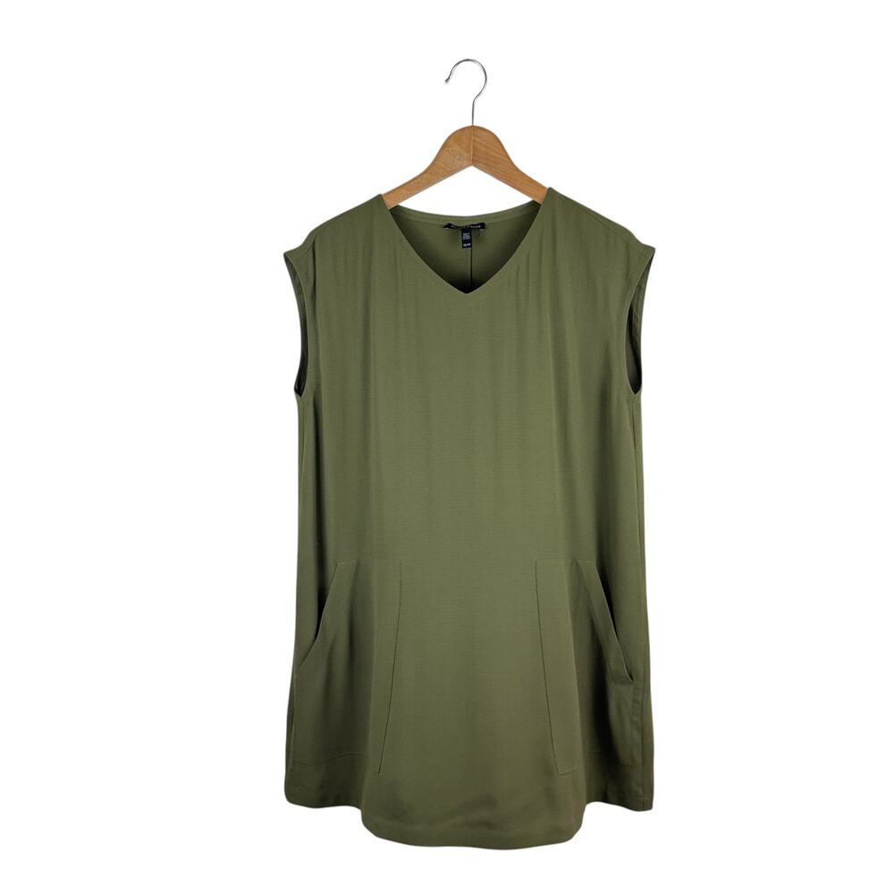 Eileen Fisher Silk Shift Mini Dress